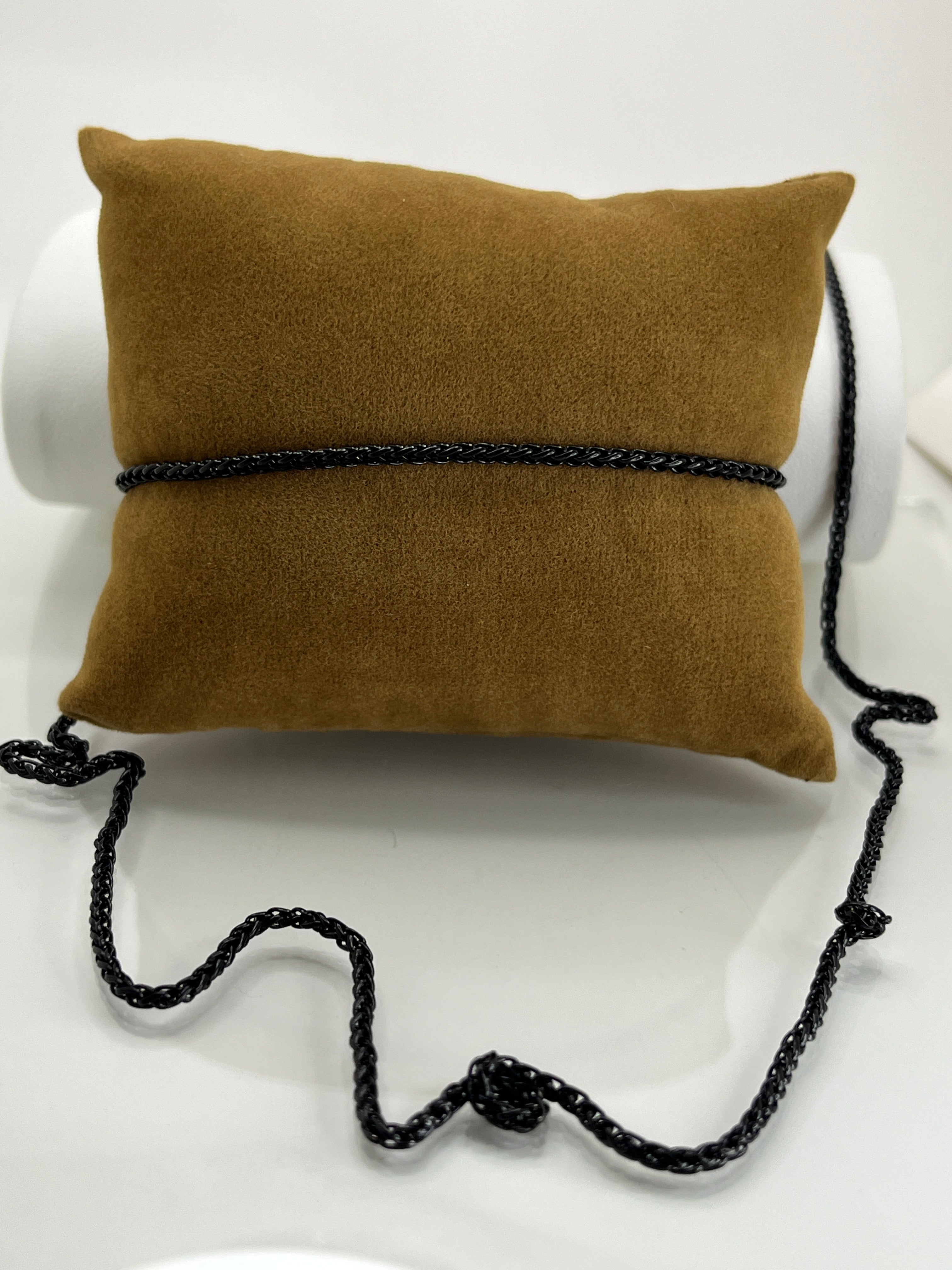 Combo Cadena/Pulsera de acero inoxidable color negro
