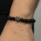 Pulsera con cuentas Agata negra para Hombre, Envio Gratis y ContraEntrega Disponible a toda Colombia. Estilo único accesorios de calidad