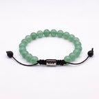 Pulsera de Aventurina Natural con Nudo Corredizo