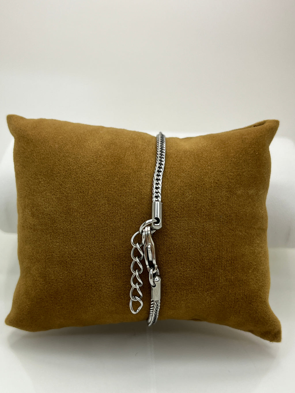 Pulsera de Acero Inoxidable Dorado y Plateado