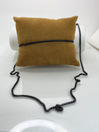 SET COLLAR Y PULSERA DE ACERO COLOR NEGRO