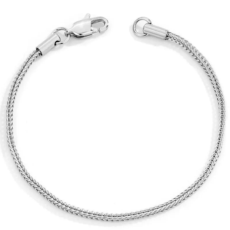 Pulsera de Acero Inoxidable Dorado y Plateado para Hombre – Diseño Minimalista