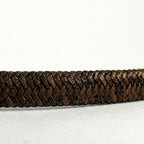 Pulsera de cuero trenzado: Camuflado