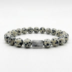 Pulsera natural DALMATIAN JASPER 8mm