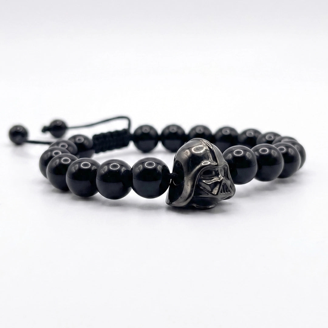 Pulsera All Black| Darth Vader y piedra Ónix