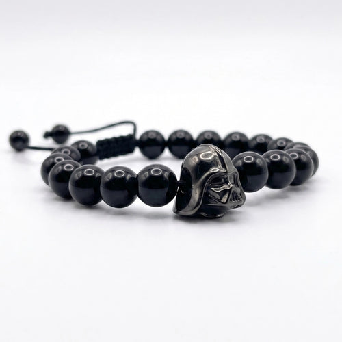 Pulsera All Black| Darth Vader y piedra Ónix