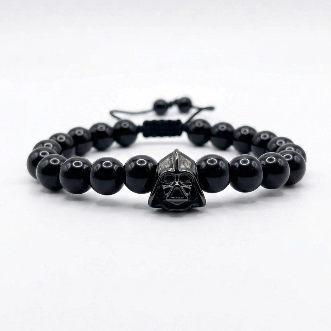 Pulsera All Black| Darth Vader y piedra Ónix