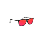 Gafas de sol polarizadas negro mate con lentes rojos, envio gratis y contraentrega disponible a toda Colombia