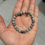 PULSERA JASPE GRIS