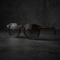 Gafas de Sol Marrón con Lentes azul Degradado