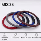 PACK 4: Manillas de cuero