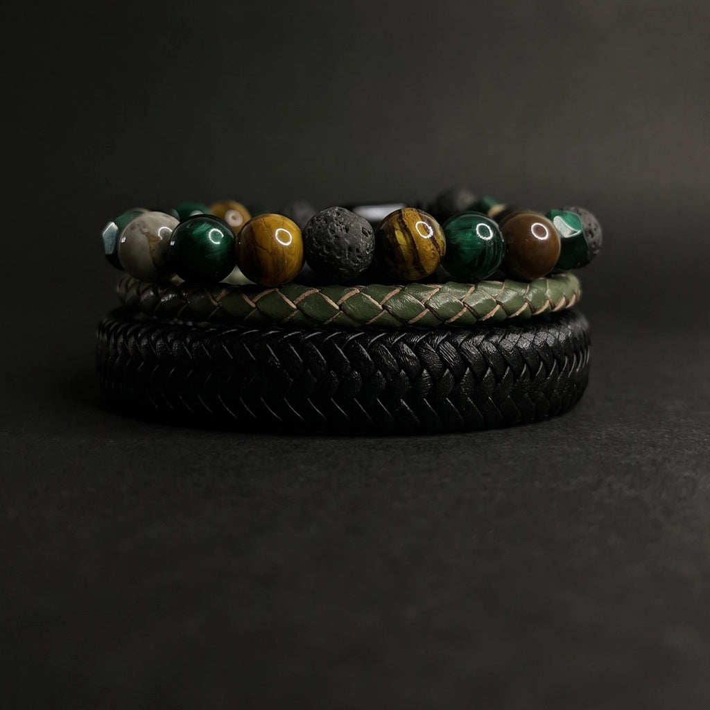 Pack 3 musgo verde