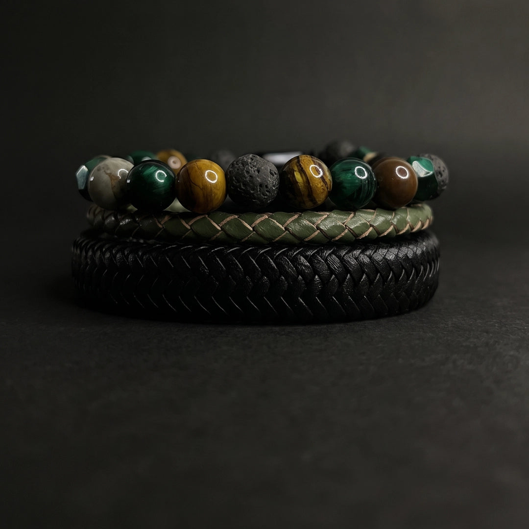 Pack 3 musgo verde