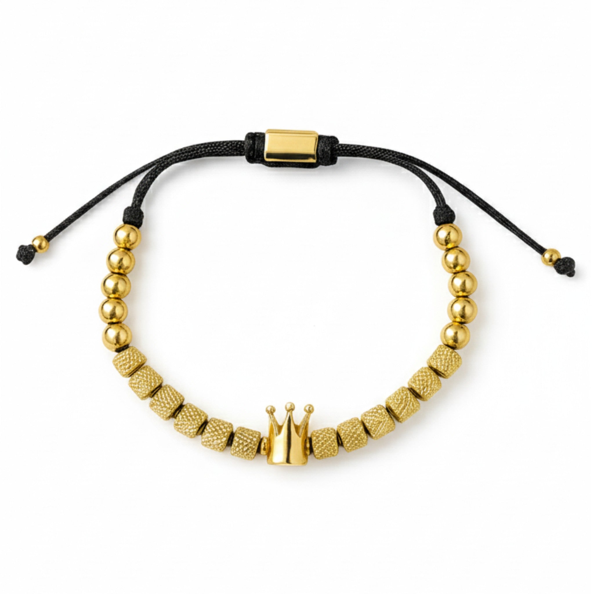 Pulsera de acero inoxidable con piedras circonitas, dije con piedra circonita blanca