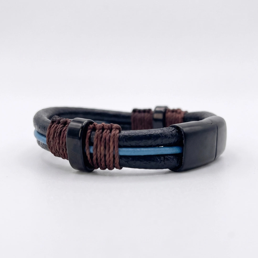 Pulsera DESMOS: Cuero redondo