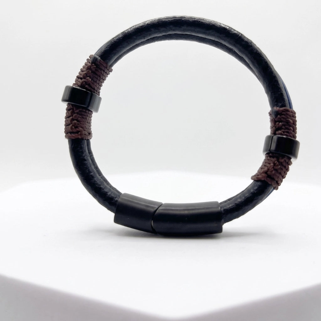 Pulsera DESMOS: Cuero redondo