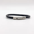 Manilla de cuero redondo de vaca 100 % natural para amantes de pulseras genuinas y que duren años