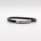 Manilla de cuero redondo de vaca 100 % natural para amantes de pulseras genuinas y que duren años