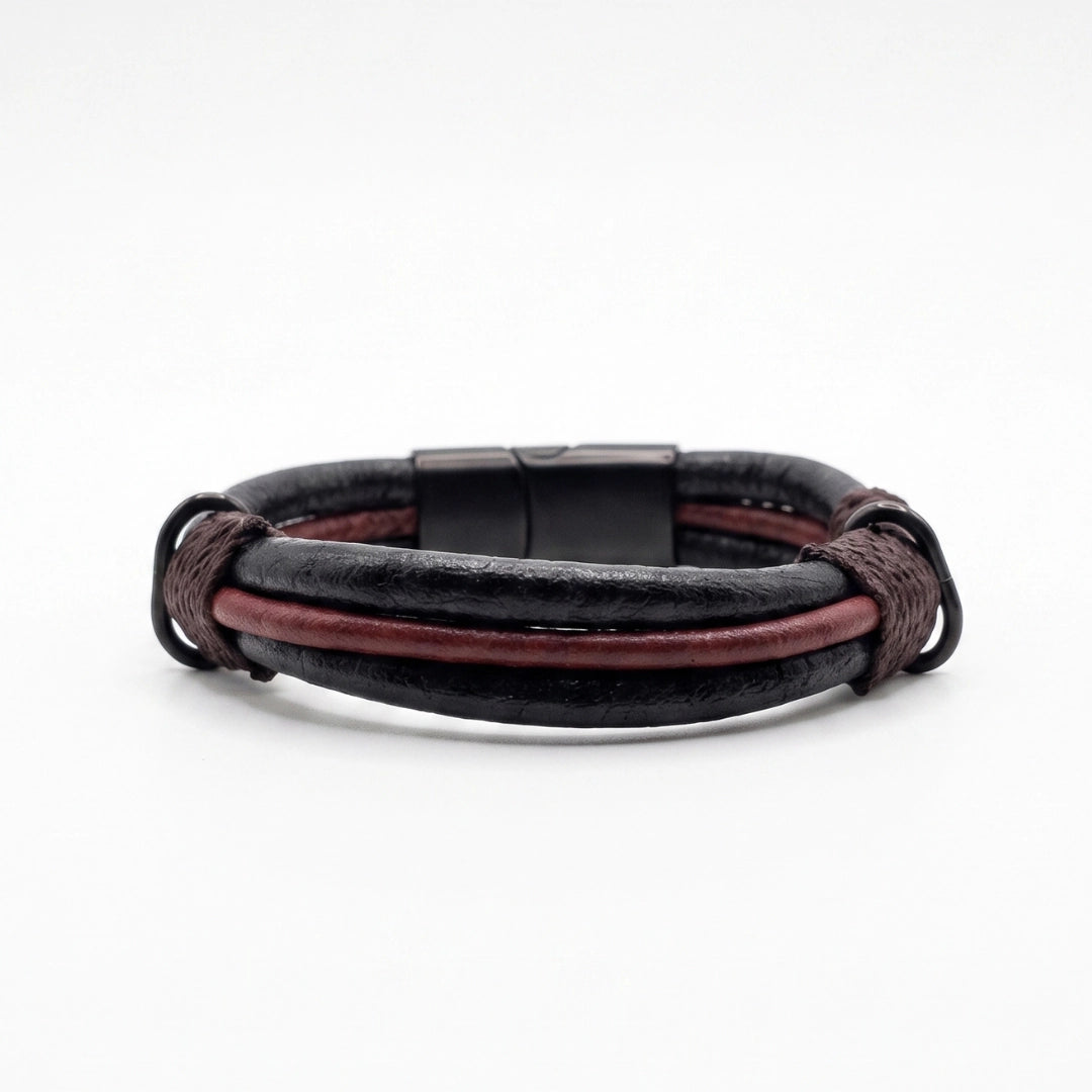 Pulsera DESMOS: Cuero redondo