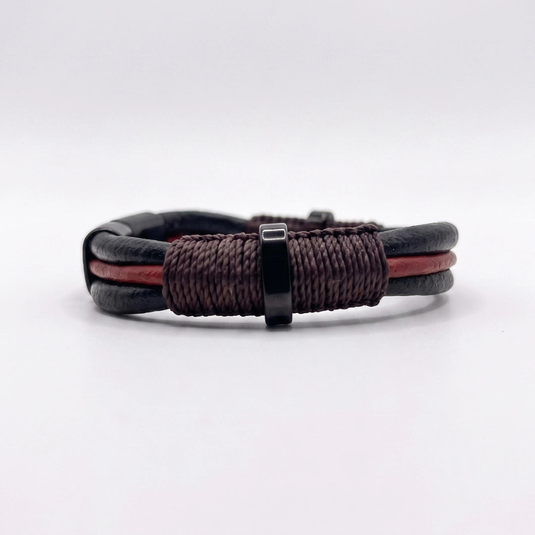 Pulsera DESMOS: Cuero redondo