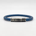 Pulsera de cuero trenzado 5 mm