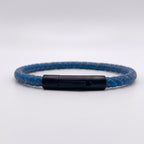 Pulsera de cuero trenzado 5 mm