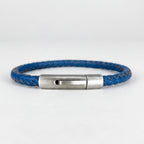 Pulsera de cuero trenzado 5 mm