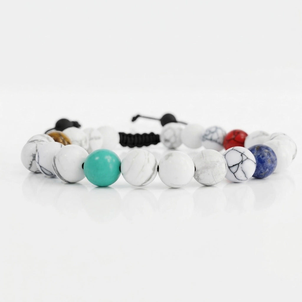 pulsera haulita con nudo corredizo utilizando hilo chino de 1 mm 