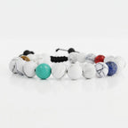 pulsera haulita con nudo corredizo utilizando hilo chino de 1 mm 