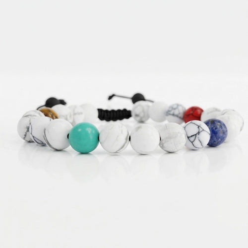 pulsera haulita con nudo corredizo utilizando hilo chino de 1 mm 