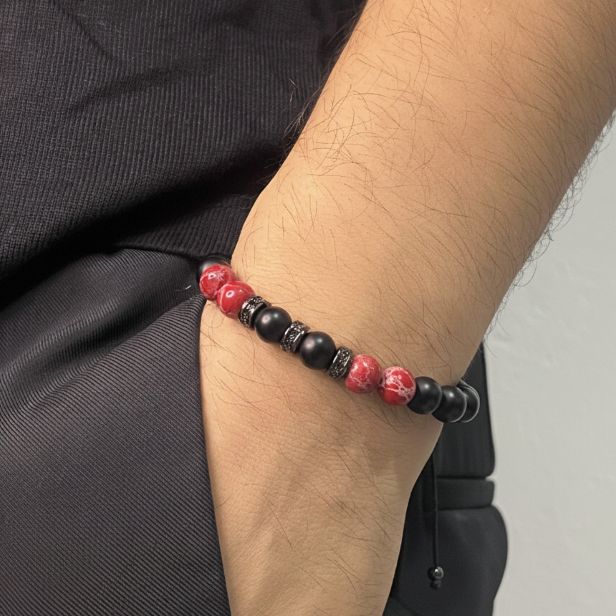 Pulsera Fuego Carmesí