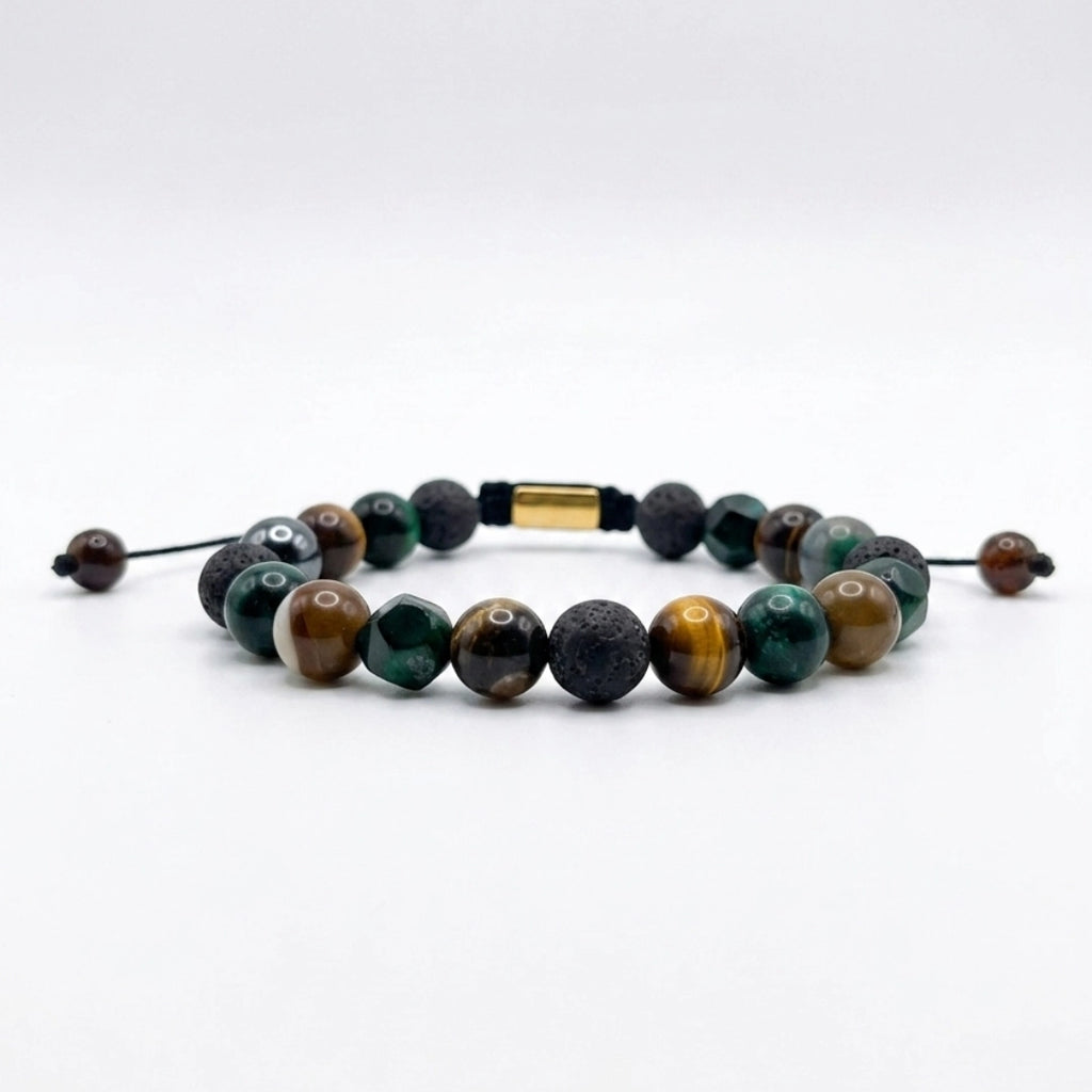 Pulsera de ojo tigre verde