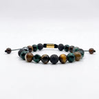Pulsera de ojo tigre verde