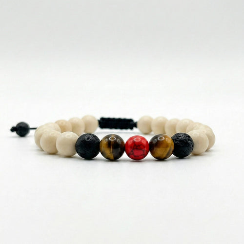 Pulsera Elementus 8mm para hombre - KRV