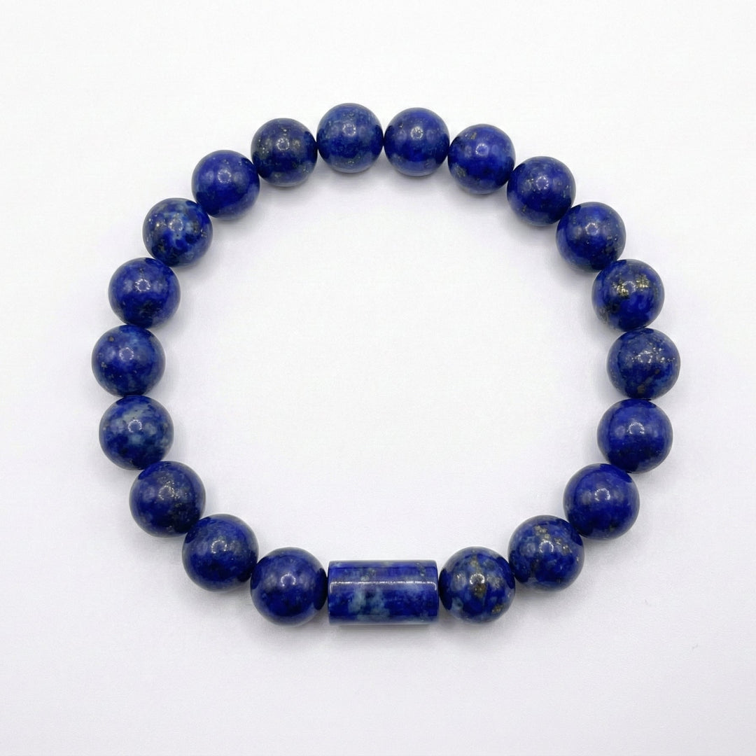 Piedra natural lapizlasuli para hombre, hecho a mano en colombia