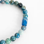 Pulsera de Apatita Azul #6