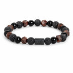 Pulsera Obsidiana Roja Facetada