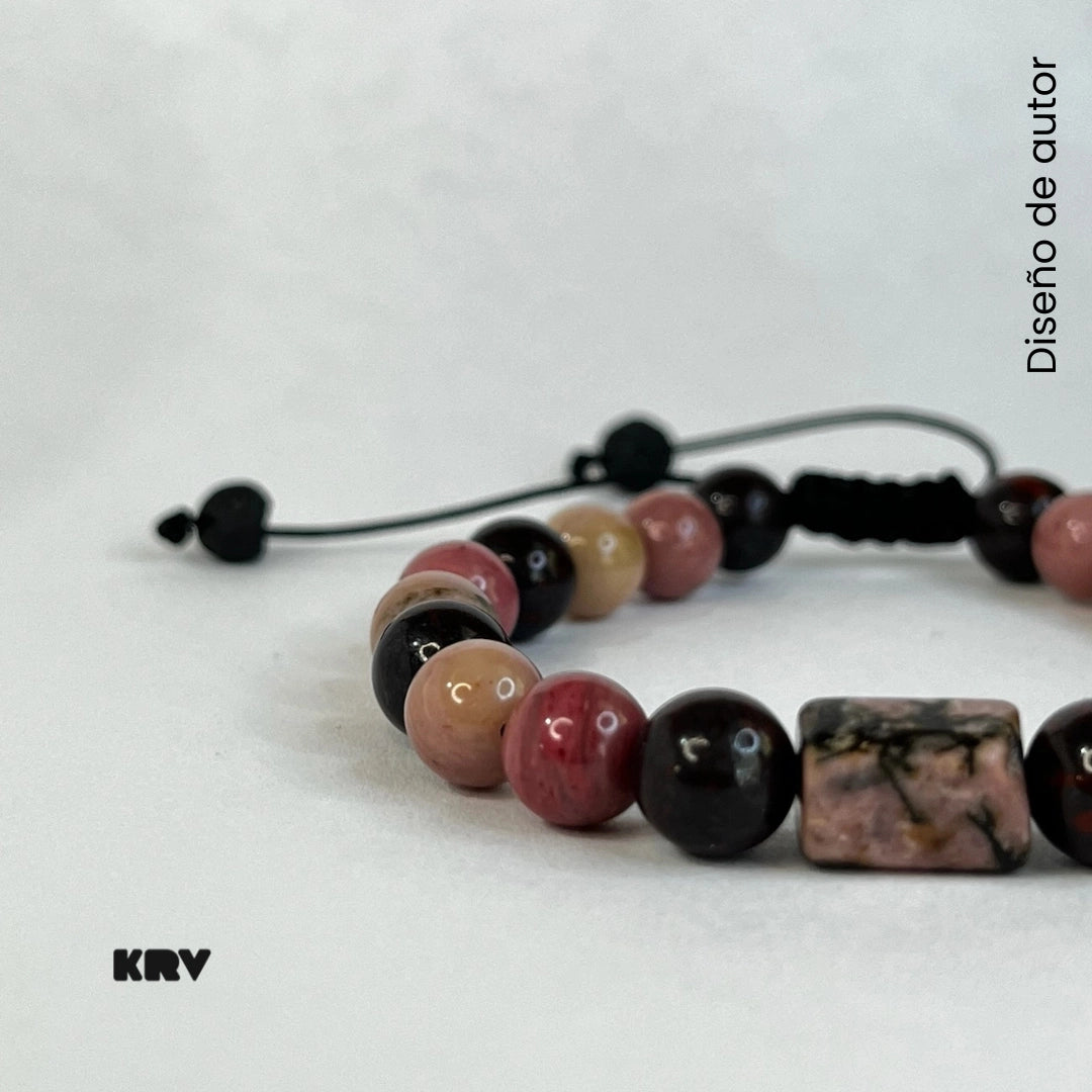Pulsera Rodonita China 8 mm