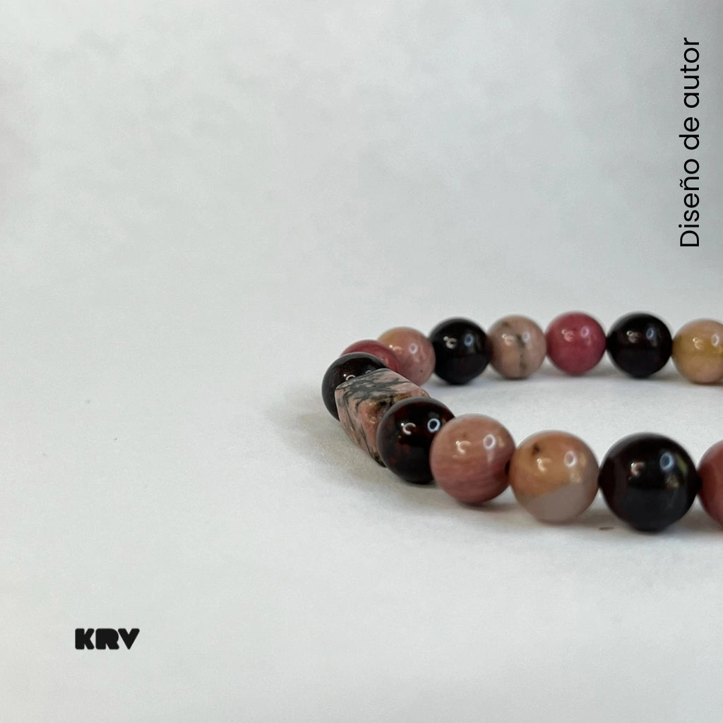 Pulsera Rodonita China 8 mm