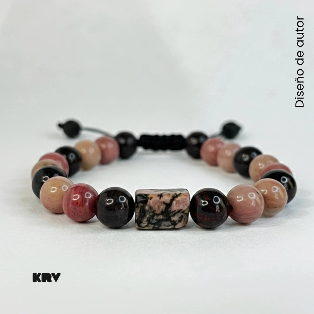 Pulsera Rodonita China 8 mm