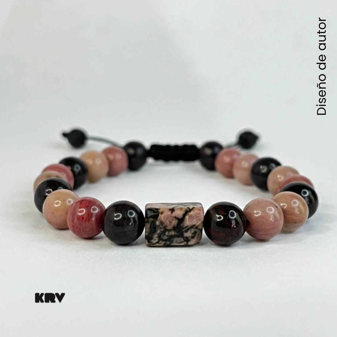 Pulsera Rodonita China 8 mm