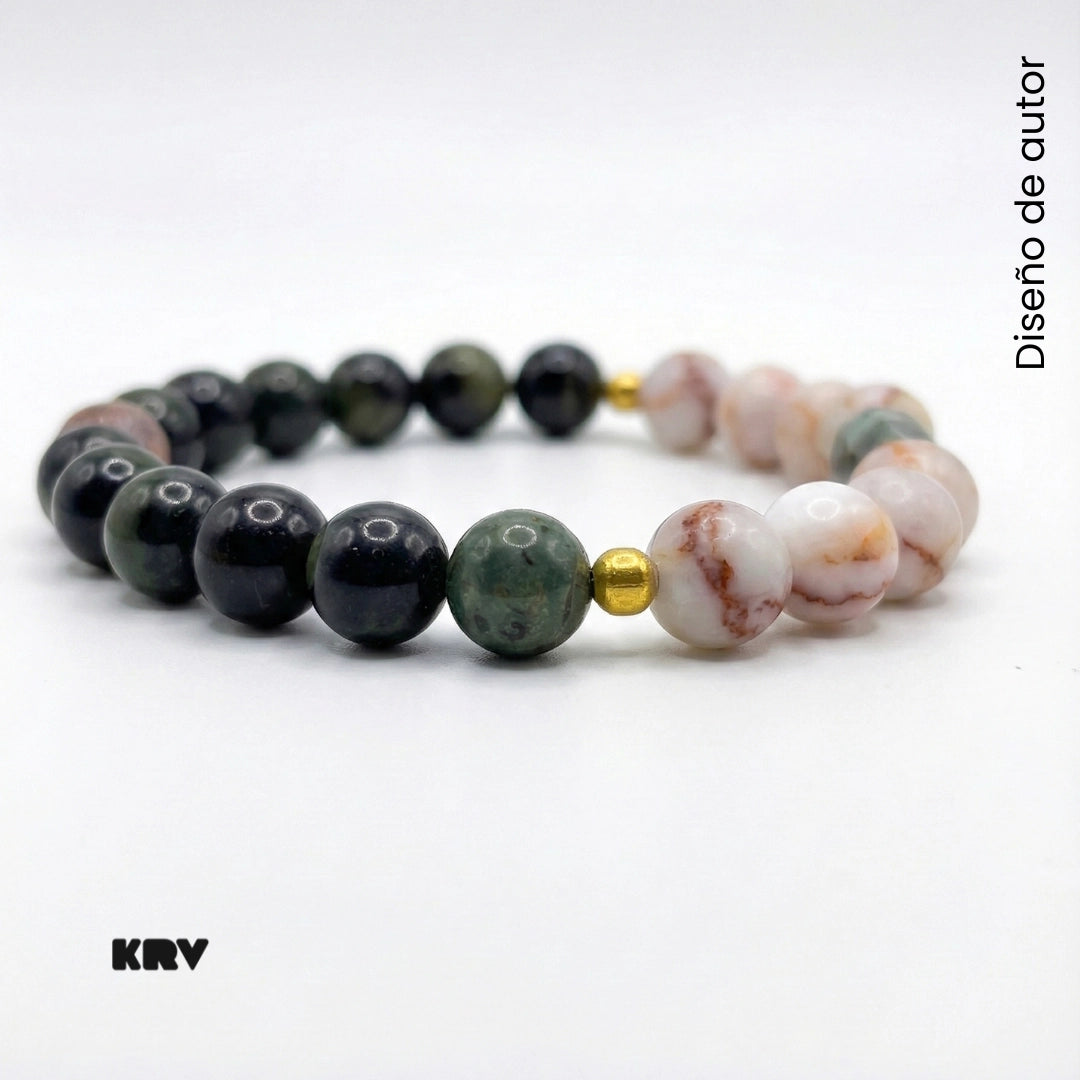 Pulsera Selva Blanca 8 mm