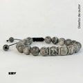 PULSERA JASPE GRIS