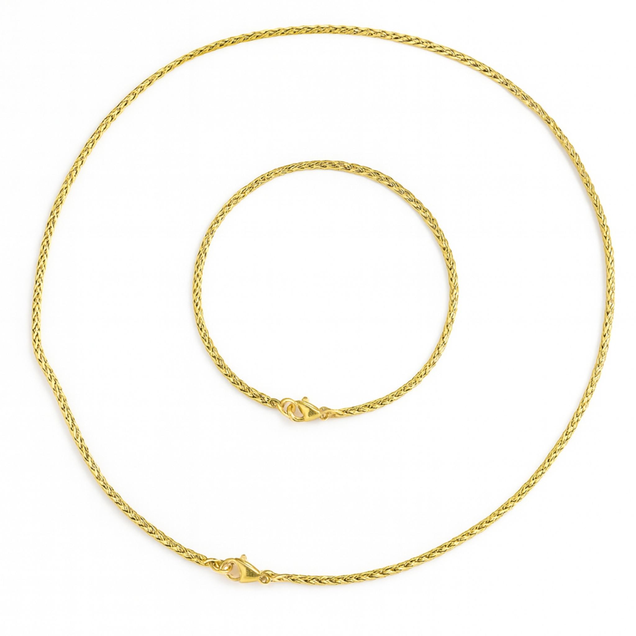 Set de collar y pulsera para hombre color dorado, krv accesorios. Envio a toda Colombia y contraentrega disponible