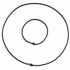 Set de acero inoxidable, pulsera y collar para hombre color negro. Accesorios KRV, envio a toda Colombia y Contraentrega disponible 