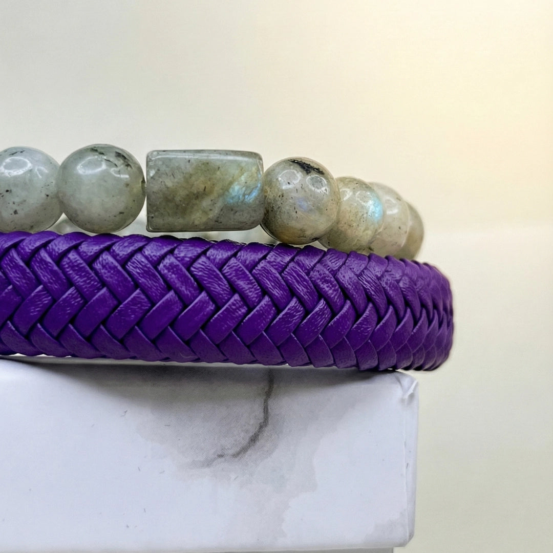 SET 2 PULSERAS: Índigo arcano