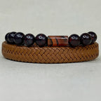 SET 2 pulseras: Terra roja