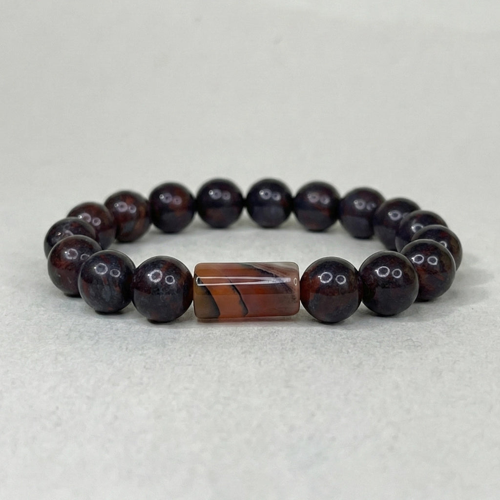 SET 2 pulseras: Terra roja