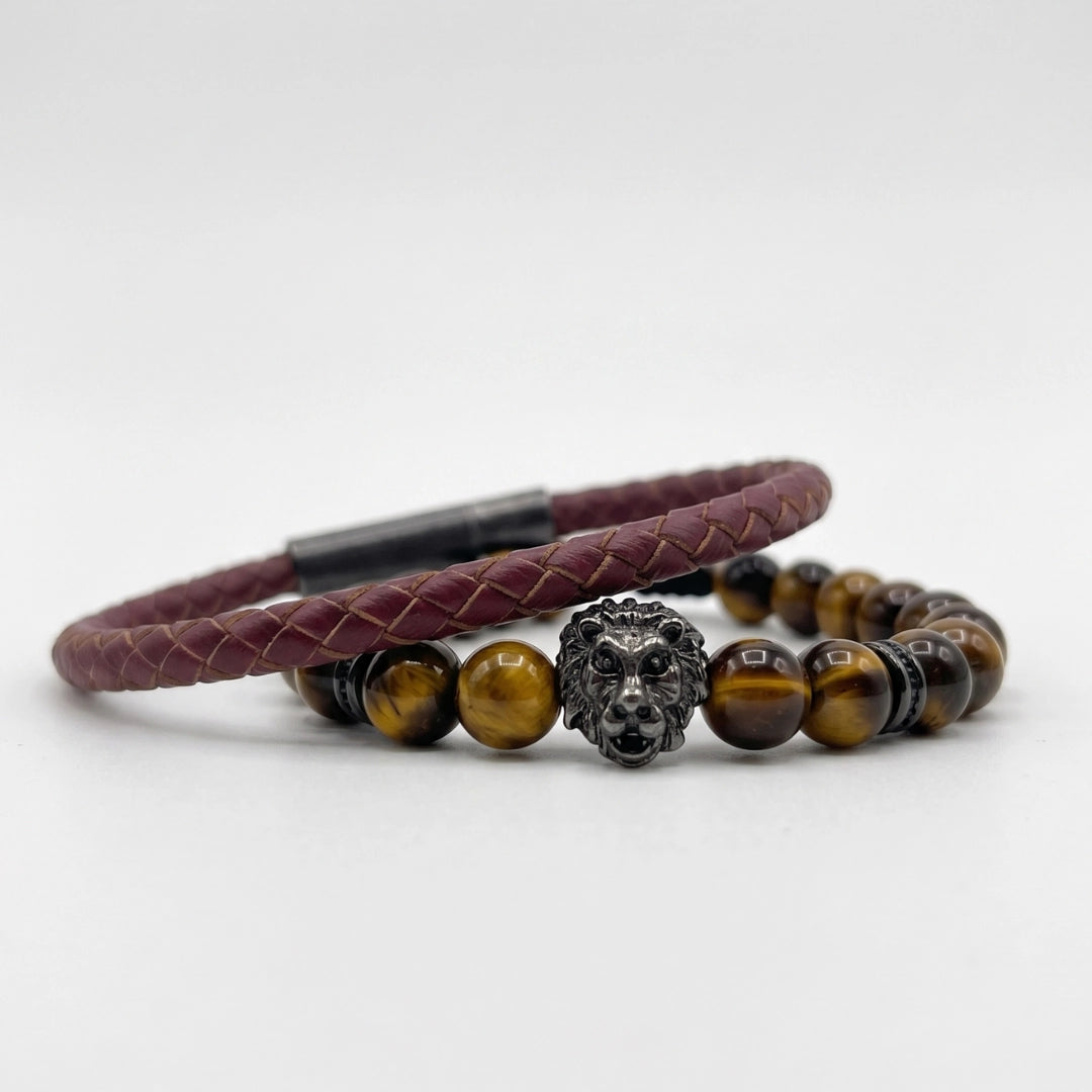 SET Ojo de tigre dije León