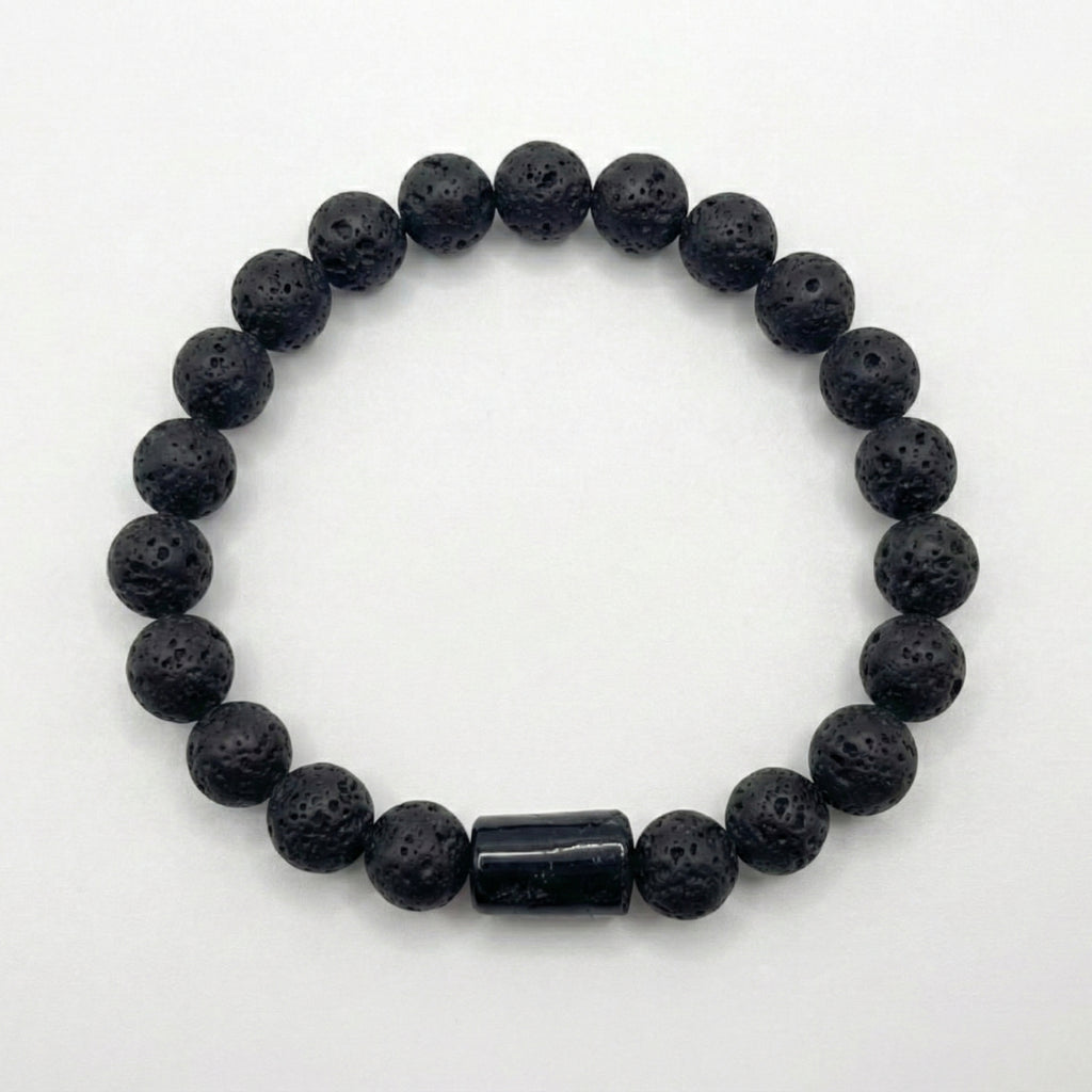 PULSERA DE PIEDRA VOLCÁNICA
